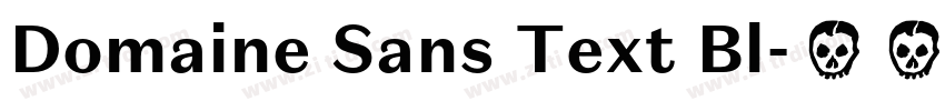 Domaine Sans Text Bl字体转换
